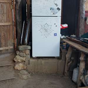 The fridge.