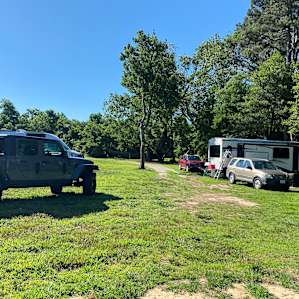 Just to show proximity. This is Tanya’s camper, my Jeep, and another Hipcamper in a sprinter van.