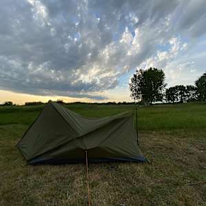 Tent Camp on Clover Bee Farm