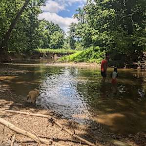 Charming little swimming hole.