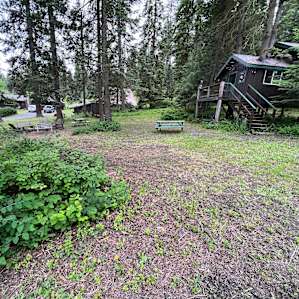 Tent Platform On Green Bluff