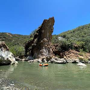 Nearby swimmin' hole.
