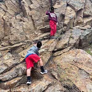 My kids LOVE climbing!