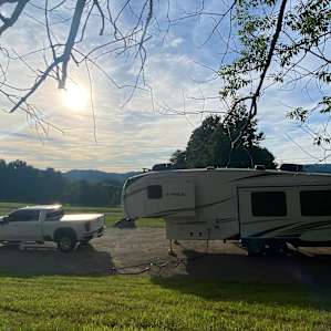 View from our RV site