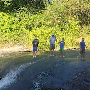 Waterfall camping close to CLT