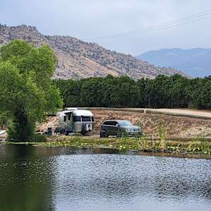 Pond campsite