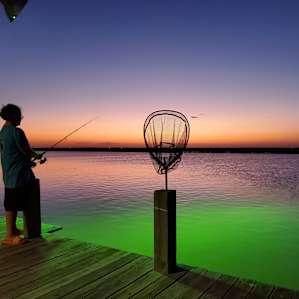 NO FILTER!! The dock lights & sunset made for some amazing pics!!