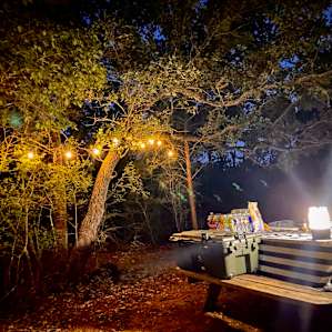 Great picnic table, loved the solar lights
