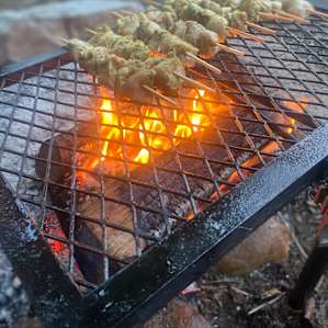 Fire pit cookin’