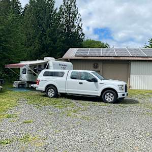 Camp spot with water & power hook-up