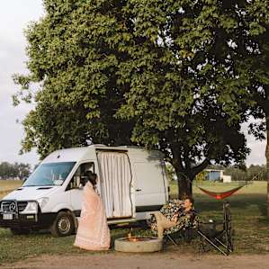 Our camp for the night at the unpowered site