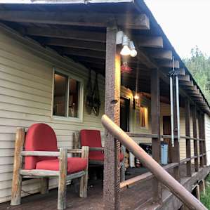 Private cabin on the White River