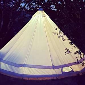 Glamp at a winery and vineyard