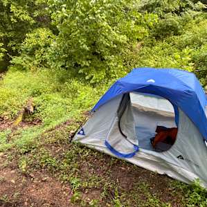 The spot we picked for out tent