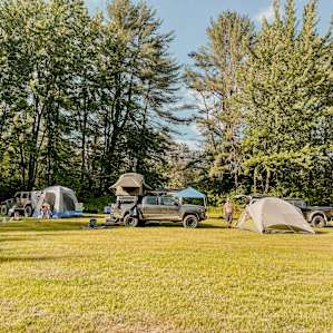 Camping on the Saco river