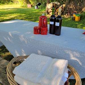 Maria and Kent made the campsite feel like a backyard - and the homemade wine they shared with me was amazing!