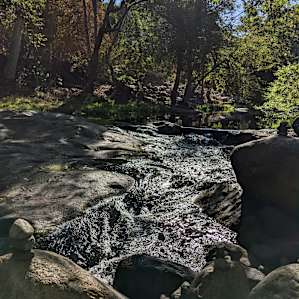 River in the backyard