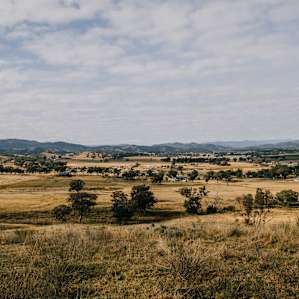 View from the top of the hill.