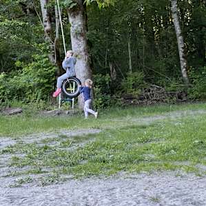 Rope swing is awesome!