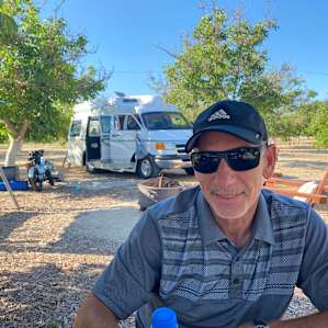 Happy campers at a perfect spot