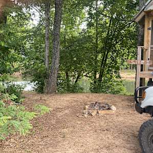 River views and fire pit