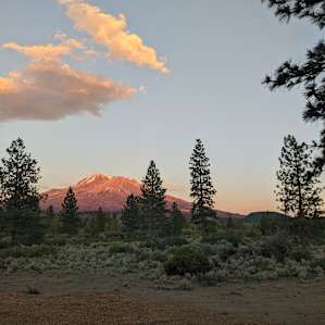 Sunset over Shasta!