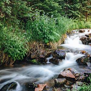 Beautiful river on our way up
