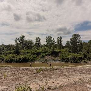 Site 5 at the bedrock camp - The Beautiful River