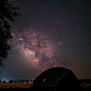 Camp under Milky Way :-)