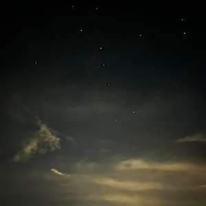 Beautiful view of the stars at night!