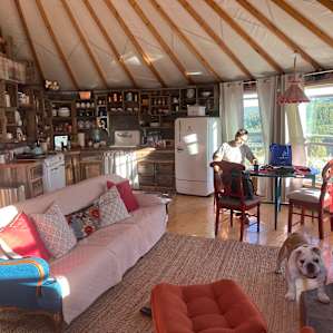 OFF GRID Rustic Glamp & Camp Yurt