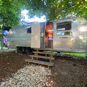 Wooded Vintage Airstream