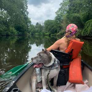 Marcos first canoe trip.