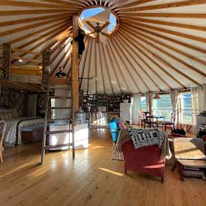 OFF GRID Rustic Glamp & Camp Yurt