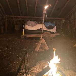 Tent camping Sanctuary in the Woods