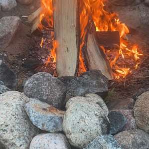 Huge fire pit