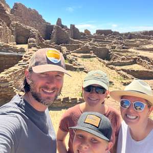 Chaco Canyon, about 30 minutes from Horse Thief campground, much closer than any other option!