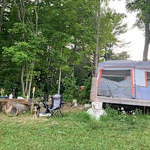 Tent Platform @ the Sugar Shack