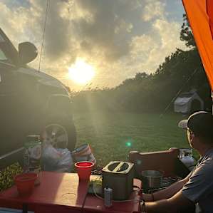 Sound side tent spot.