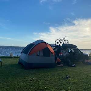 Sound side tent spot.