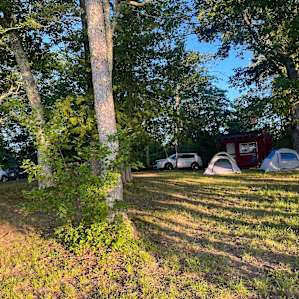 The way we had our campsite set up