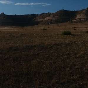 Partial panorama of the bluffs
