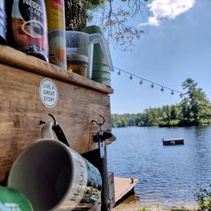 Gorgeous Private glamping lake site