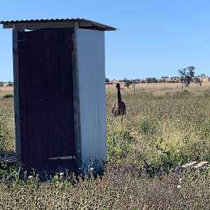 Loo with fresh air and a view
