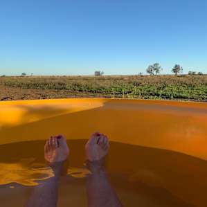 Hot tub with a view