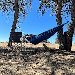 Several trees allowed for us to use our hammock