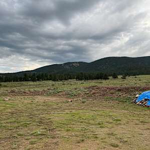 Camping with amazing views
