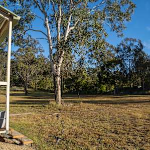 The site sits next to a grass open area that is welcoming to campers as well.