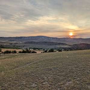 Sunset from the ridge