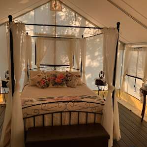 Riverfront Luxury Glamping Tent